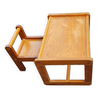 Children's desk and chair, 70'