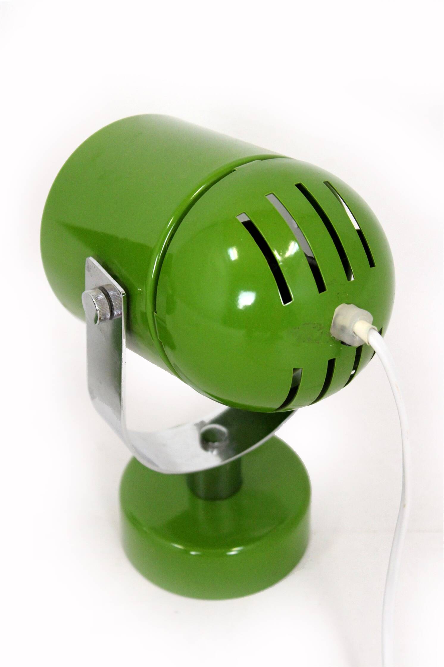 Mid-Century Green Lamps attributed to Stanislav Indra, 1970s, Set of 2