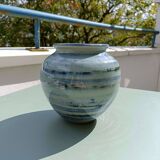 Vase en grés émaillé fait main