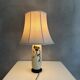 Vintage lamp, table lamp with ceramic base, mid-century floor lamp