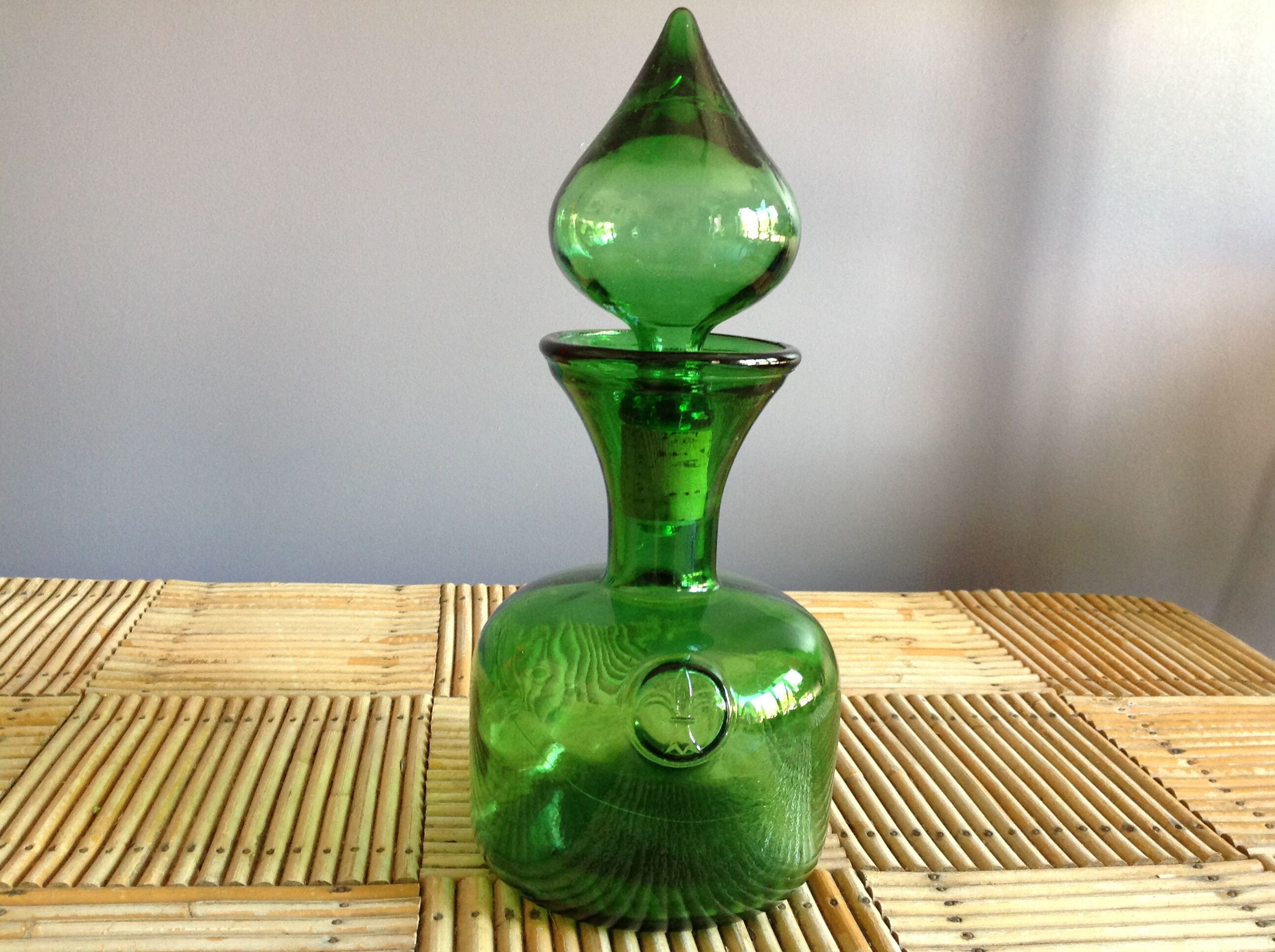 Vintage glass carafe