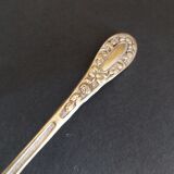 Antique silver metal shaker