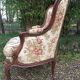 Fauteuil Louis XV dit rocaille en noyer
