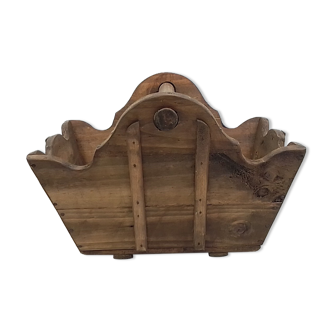 Basket 1 handle in handmade wood