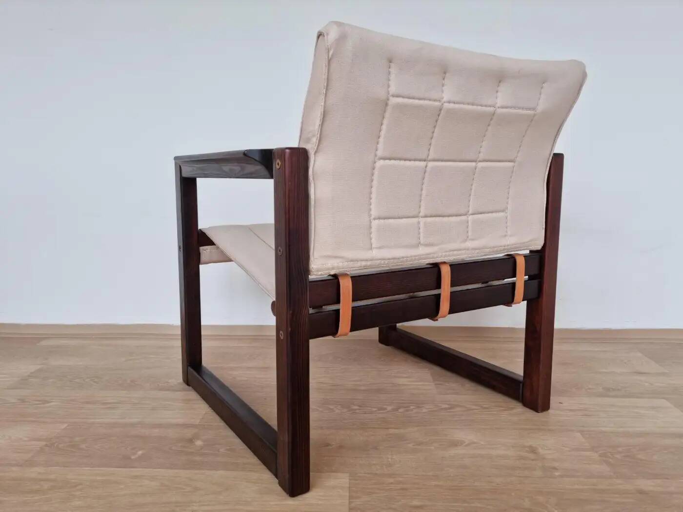 Scandinavian safari armchair by Karin Mobring, 1980s / never used