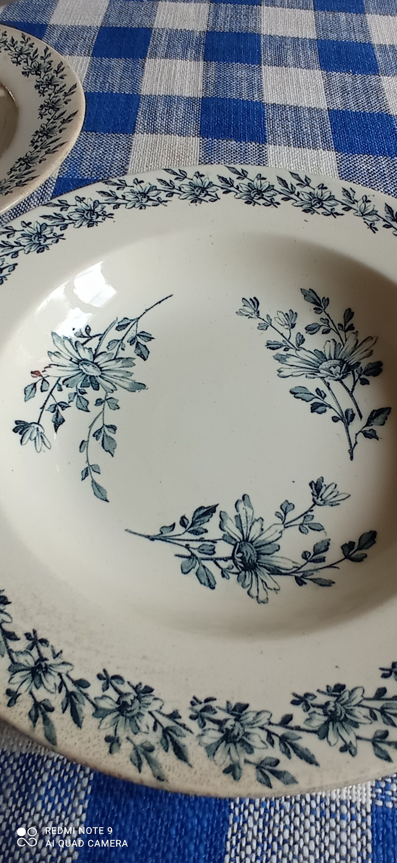 Set of eight iron earth plates