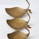 Suite de 3 vide-poches cygnes 1970 vintage
