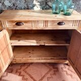 Buffet parisien bois brut