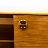 Scandinavian high enfilade 1960 solid teak