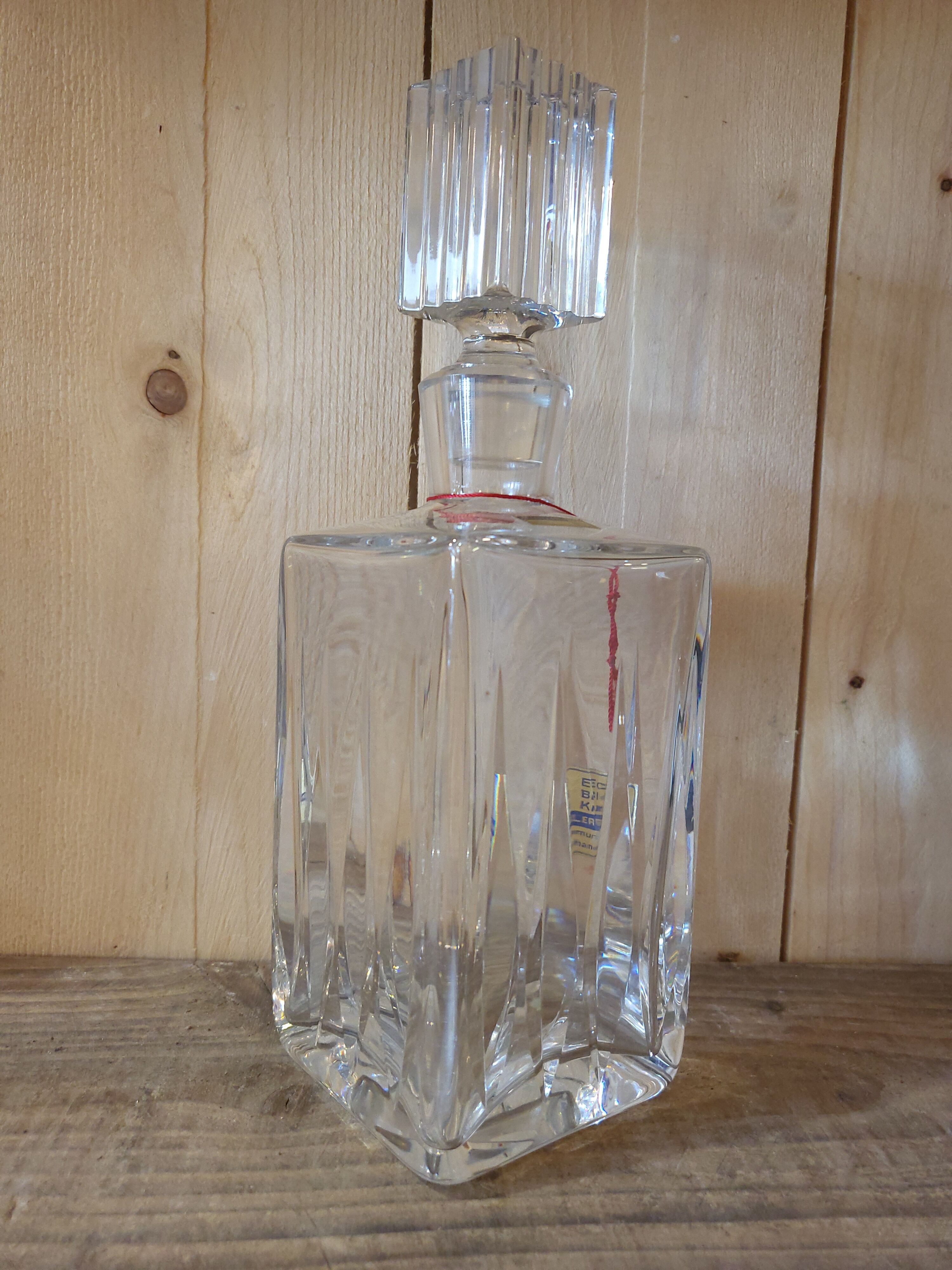 Decanter in crystal villeroy and Boch