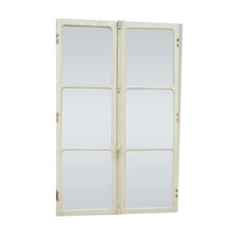 Oak glass doors