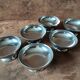 Lot de 6 coupes sur pied métal