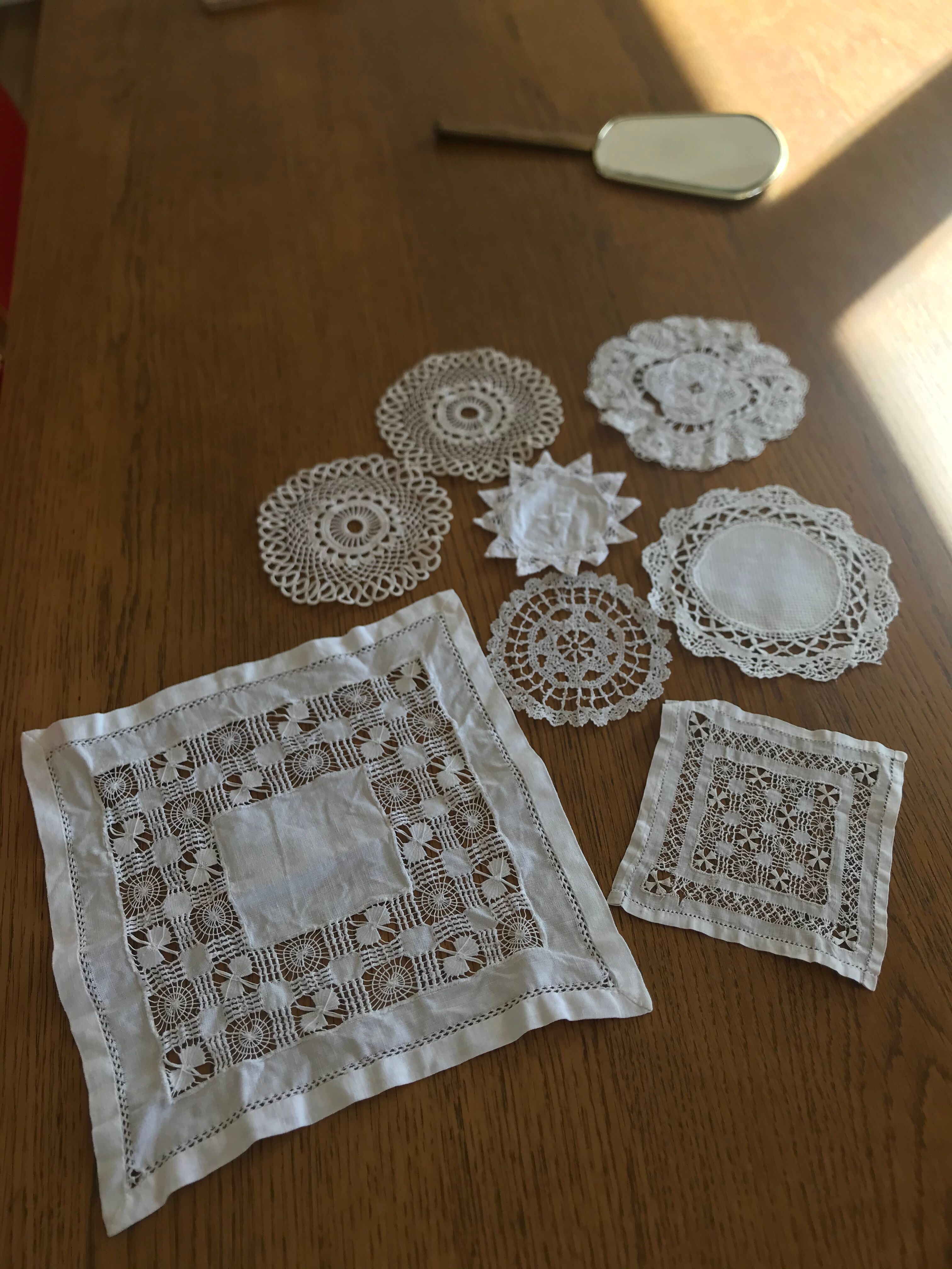 Napperons en dentelle