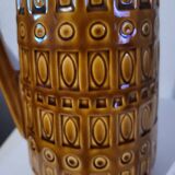 Ochre vase with handle, Scheurich Keramik, West Germany, 1960,70