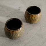 Pair of Swedish Mid Century Cermic Rubus Bowls by Gunnar Nylund,  1950s