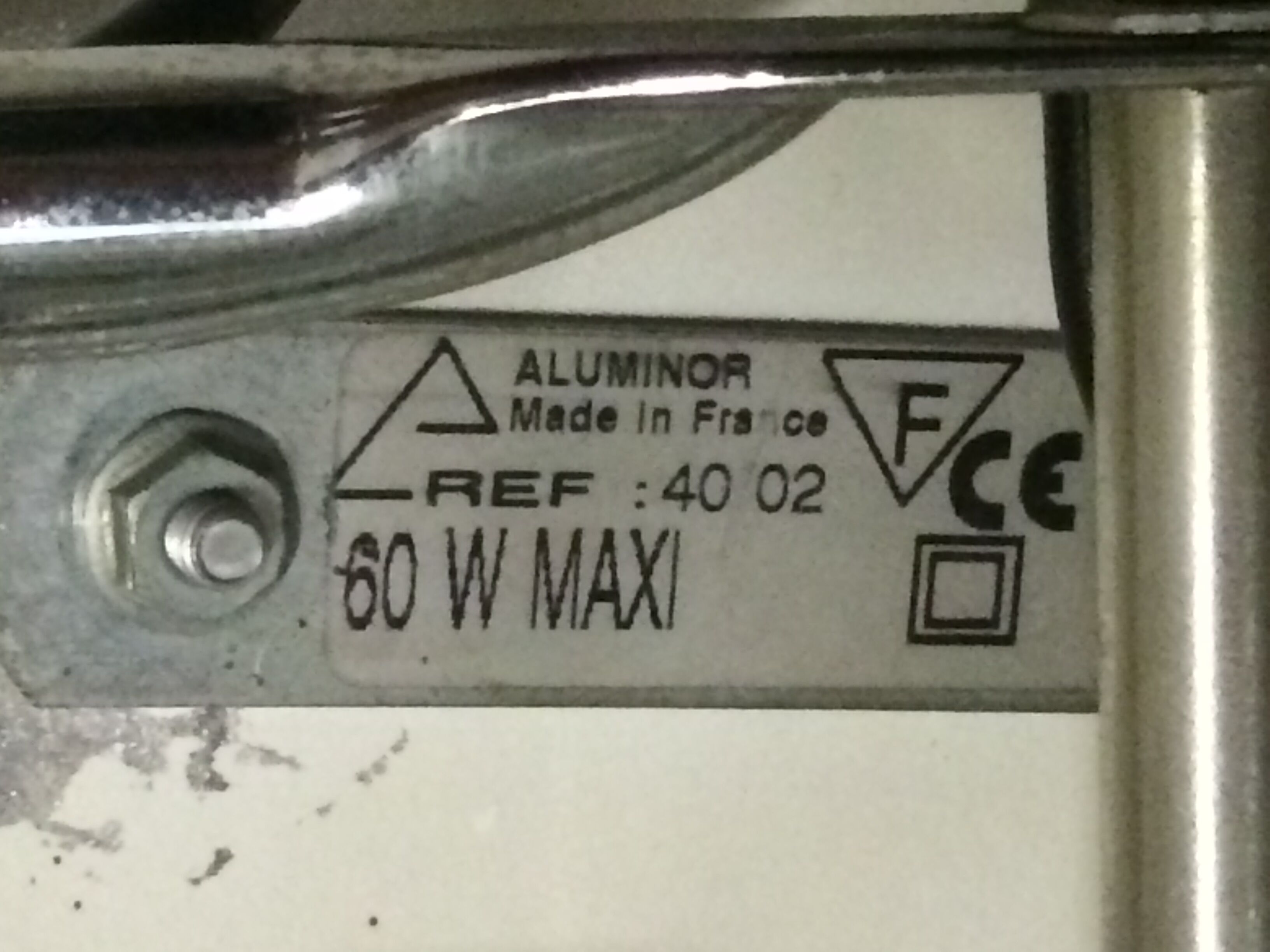 Lampe de bureau articulé de la marque Aluminor 1960, 70