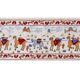 Hand-knotted rug, vintage Turkish rug 51x186 cm