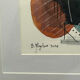 Framed original abstract artwork