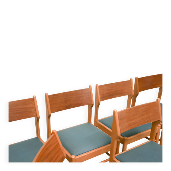 Chaises de salle à manger scandinaves, années 1970