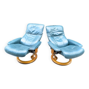 Fauteuils en cuir Stressless - set