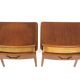Set of 2 mahogany bedside tables by Axel Larsson, Sweden 1950