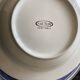 Lot de 6 assiettes creuses bleues et blanches