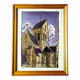 Anonymous painting – Watercolor – View of an old church in the Meuse