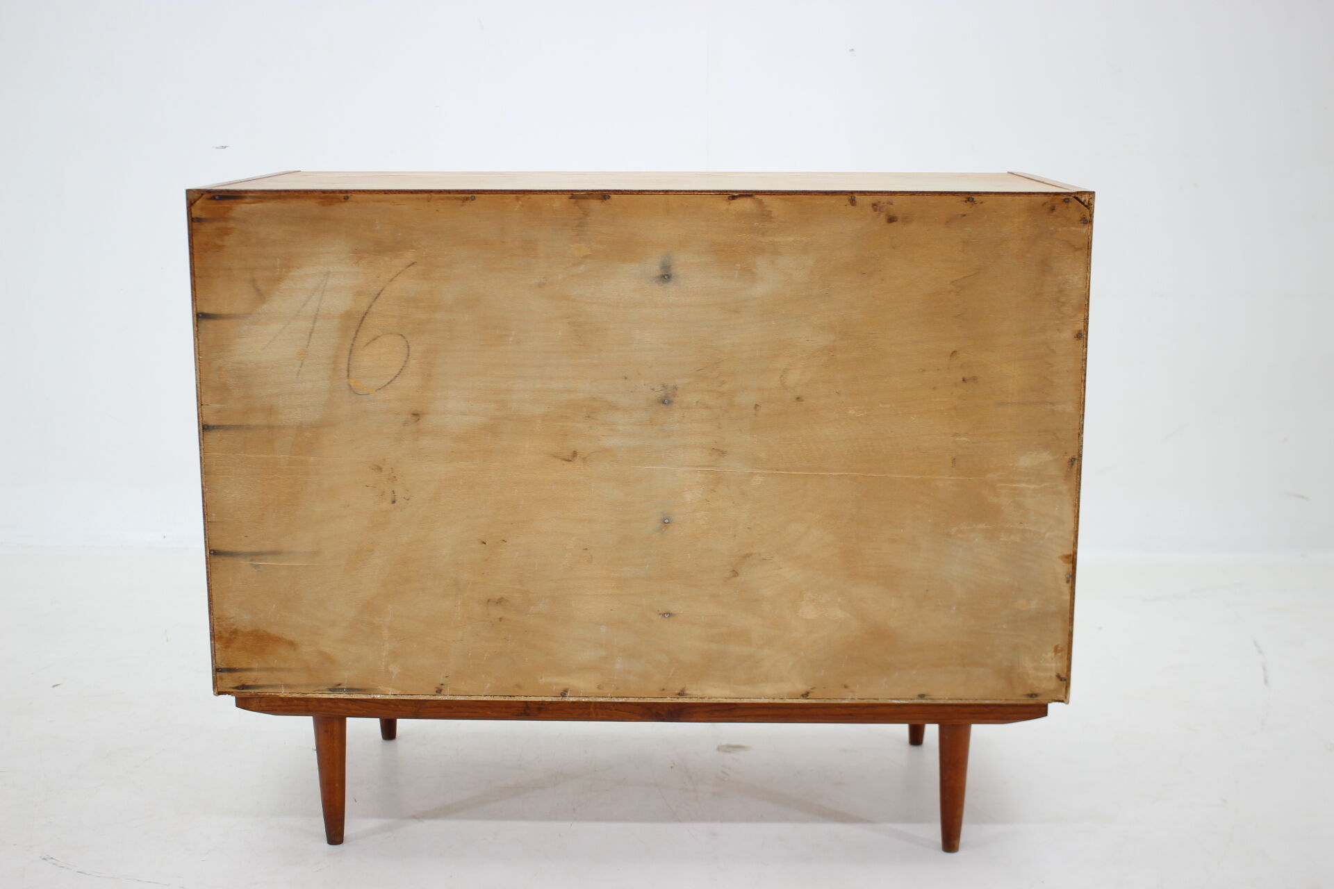 1970s Maple Cabinet or Chest Of Drawers, Czechoslovakia
