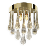 Belt “big drops” murano glass wall sconce