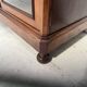Display cabinet at counter height in mahogany and veneer, 19th century.
