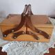 Small wooden sewing box worker