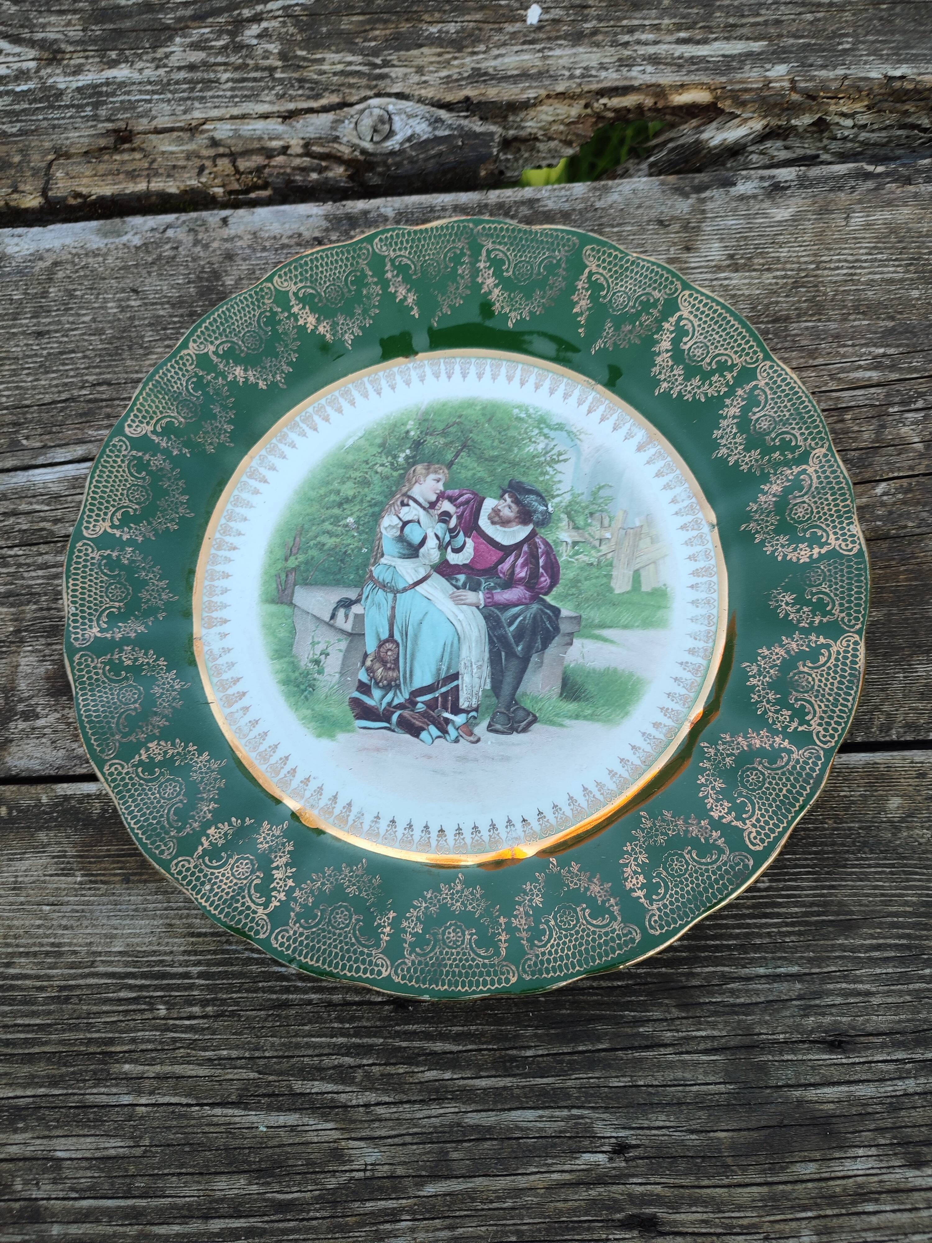 Antique ironstone plate