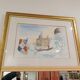 Signed Venice trumeau mirror