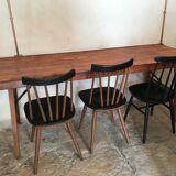 Vintage mid-century farm or estaminet dining table