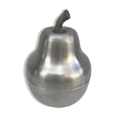 Former late 1970s grey PEAR ice bucket italy vintage