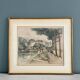 Original engraving signed Wagner, quais de Seine Paris