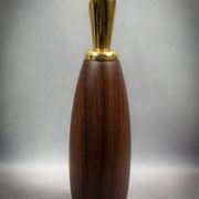 Aldo Tura - Vintage wood and brass pitcher - Italy, circa 1950