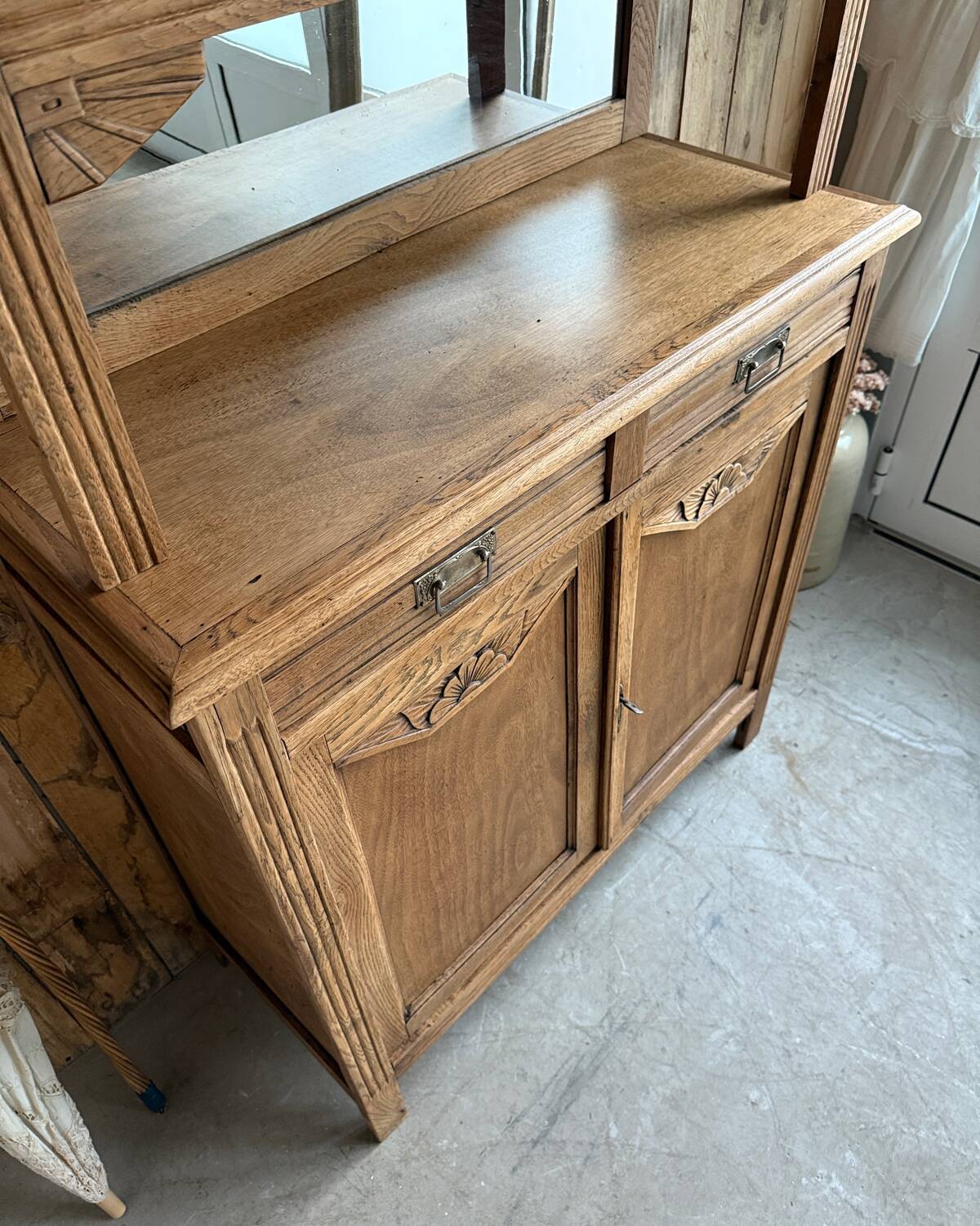 Art Deco oak sideboard (restored)