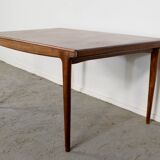 Danish Midcentury Extending Teak Table.