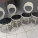 Suite de 4 chaises de bistrot Baumann modèle Mouette vintage