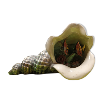 Vallauris shell lamp
