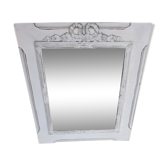 Mirror Louis XVI shabby chic front 70x60cm ep 1940