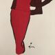 Fashion illustration 1957 by René Gruau