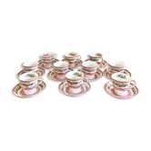 10 English tea cups «Crown» Staffordshire