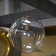 Vintage glass globe pendant lamp