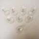 8 Old Art Deco Stemmed Glasses