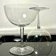 Two giant champagne tasting glasses Baccarat
