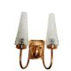 2-armed wall lamp from Elmet Zabrze, Poland, 1970s