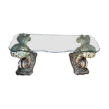 Console with venetian carved feet 19th
