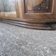 Art Deco wardrobe with mercury mirror